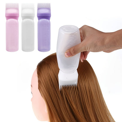 1pc Plastic Dry Cleaning Bottle For Hair Dyeing And Washing Bottle With Graded Thickening Hair Dyeing Bottle For Hair Dyeing Cream Bottle For Perm Good Vibrations