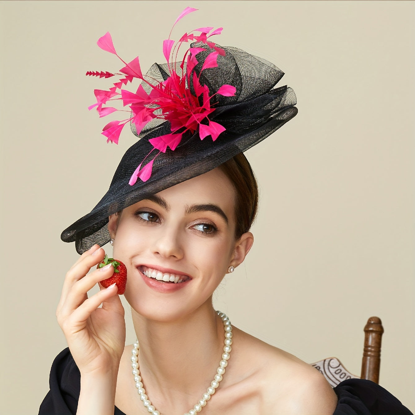 Fascinator Hat Veil Feather Fascinators Hair Clip Tea Party Pillbox Derby Hat Fascinator Bridal Wedding Veil A-black Good Vibrations