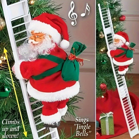 Santa Claus Climbing Beads, Lovely Climbing Stairs, Suitable For Home Decoration, Christmas Tree Pendants, New Year's Party Good Vibrations