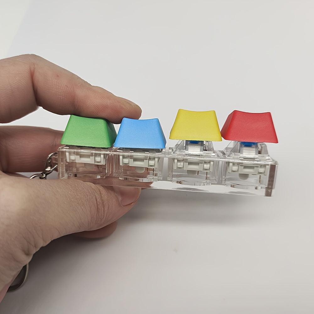 Relaxation Finger Pressure Decompression Mechanical Keyboard Keycaps, Keychains, Key Rings, And Desktop Accessories Good Vibrations