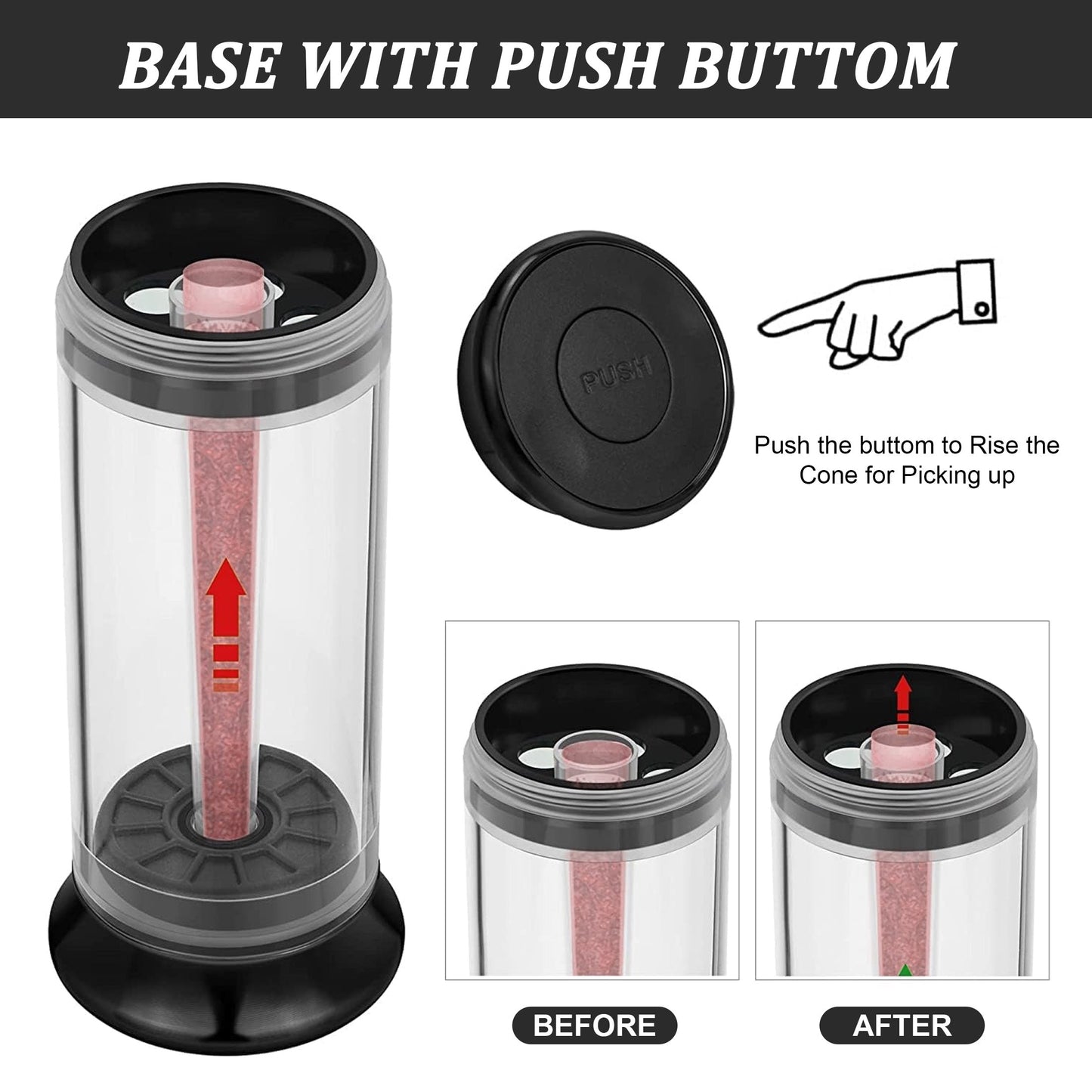 1pc Spice Grinder 3-in-1 with 50pcs Cigarette Paper, Rolled Cone Loader Machines Quick Fill, Grinding Storage with Magnetic Lid, King Size Pre-Rolled Cones with Tips, Rolling Paper Cones, Smoking Accessories, Gifts for Friend Good Vibrations