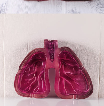 Room Decor 1pc Artistic Lung-Shaped Resin Ashtray, Creative Home Office Decorative Gift, Smoking Room Accessory Good Vibrations Adult Super Store
