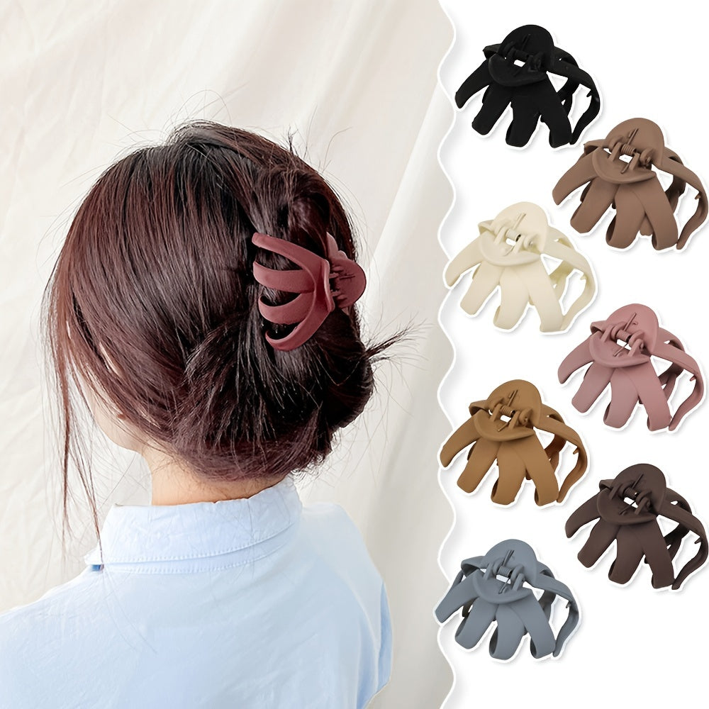 9pcs/4pcs/1pc Frosted Octopus Hair Clip Good Vibrations