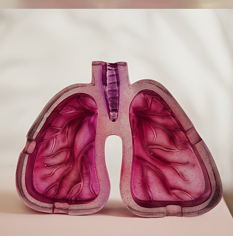Room Decor 1pc Artistic Lung-Shaped Resin Ashtray, Creative Home Office Decorative Gift, Smoking Room Accessory Good Vibrations Adult Super Store