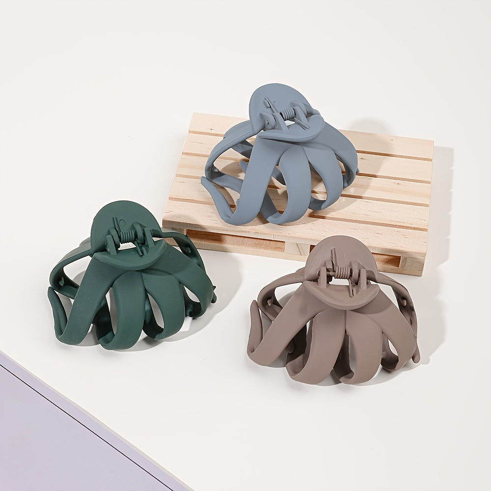 9pcs/4pcs/1pc Frosted Octopus Hair Clip Good Vibrations