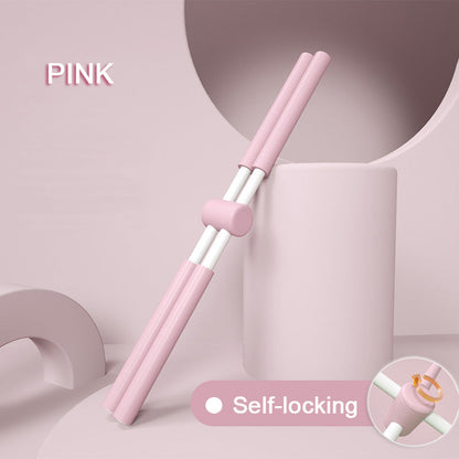 Yoga Body Stick for Posture Correction, Shoulder and Neck Relief, and Open Back Training - Improve Flexibility and Balance with this Versatile Fitness Tool Good Vibrations