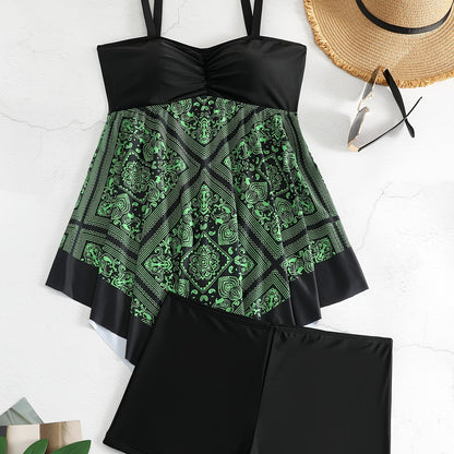 [Sexy Swimsuit] Sexy Plus Size Women's One-Piece Printed Swimsuit | Printed Swimwear Good Vibrations