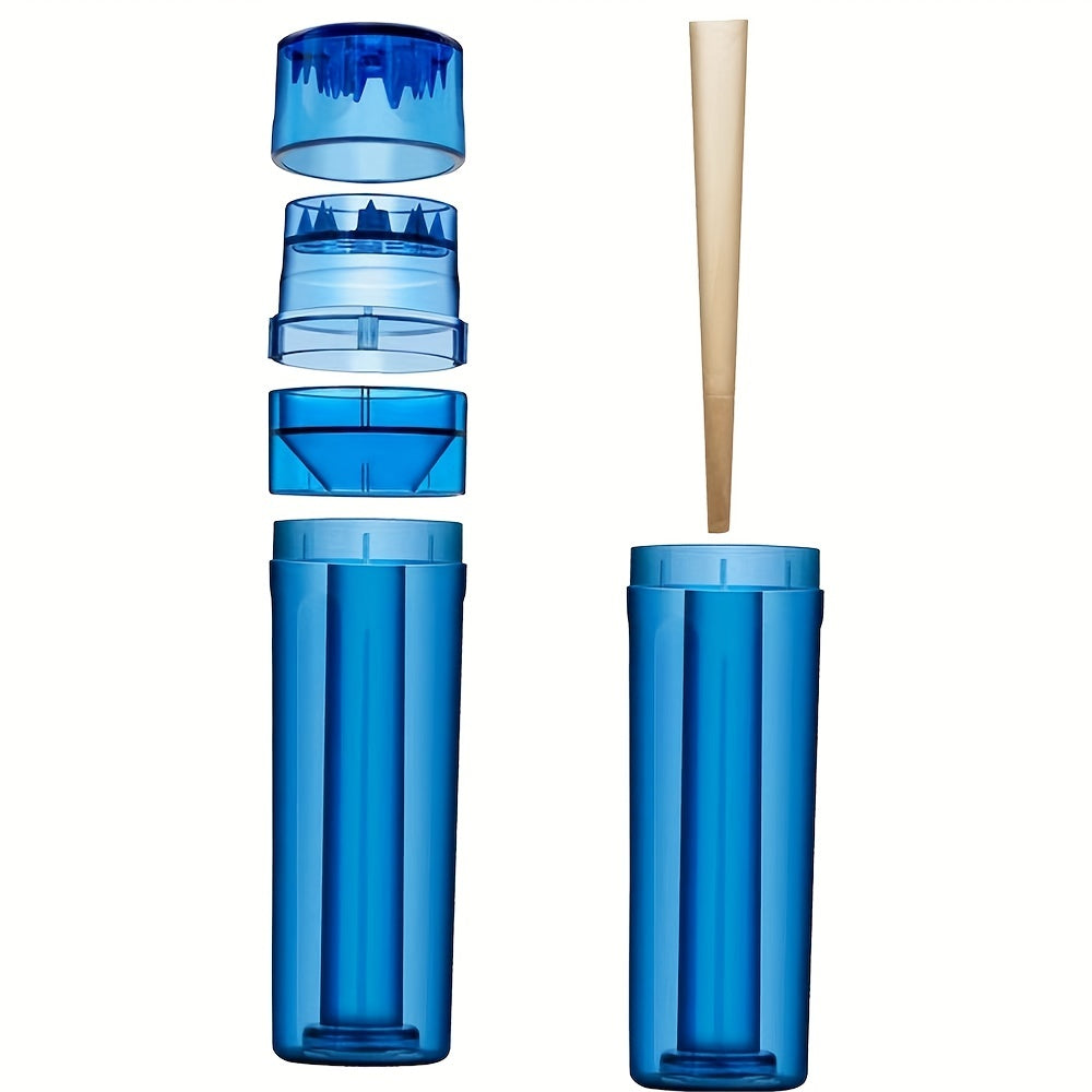 1pc All-in-One Herb Grinder: Smoke Filling Set, Tobacco Grinder, Cigarette Maker - Smoking Accessories Good Vibrations