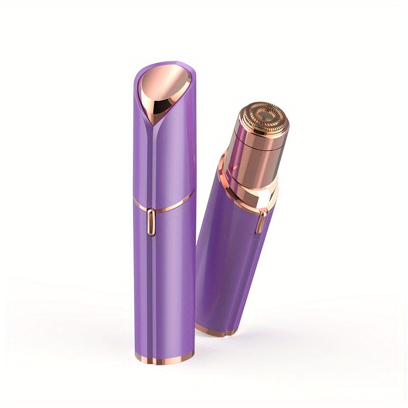 [Painless Facial Hair Remover] Conduroma Women's Painless Facial Hair Remover | Cordless, AA Battery-Powered (Not Included), Elegant Metallic Finish - for Face, Upper Lip, Chin, Bikini Line - Travel-Friendly, Sleek Design, Sm Good Vibrations