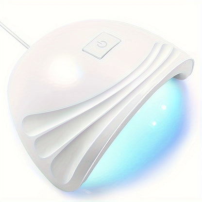 1pc Portable LED Nail Lamp Dryer - Fast Drying, Professional Gel Polish Curing, Compact Design for Home Salon Manicure, Nails Art Tools, Easy to Use, Long-Lasting LED Light, Safe for Fingers Good Vibrations