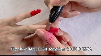 [Fast Arrival] Electric Nail Drill Kit - Professional Manicure Tool for Gel Polish Removal, Low Noise, with Milling Cutters and Drill Bits Set for Home Salon Use - Easy to Use, Portable, and Space-Saving Design Good Vibrations