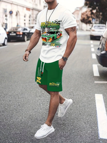 Qihang 3D Digital Printing Clothing Set Good Vibrations