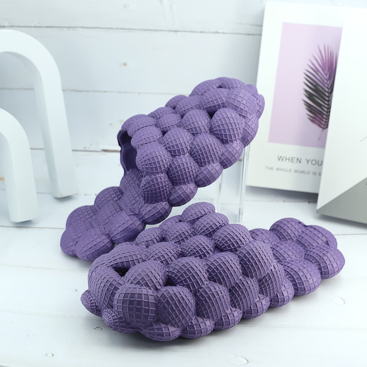 [Popular Choice], Ultra Cushioned Bubble Slides Good Vibrations