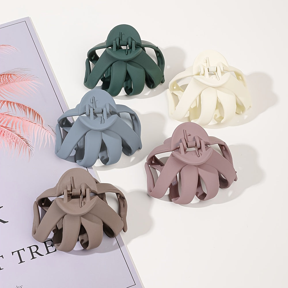 9pcs/4pcs/1pc Frosted Octopus Hair Clip Good Vibrations