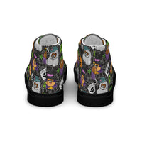 Men’s high top canvas shoes Good Vibrations