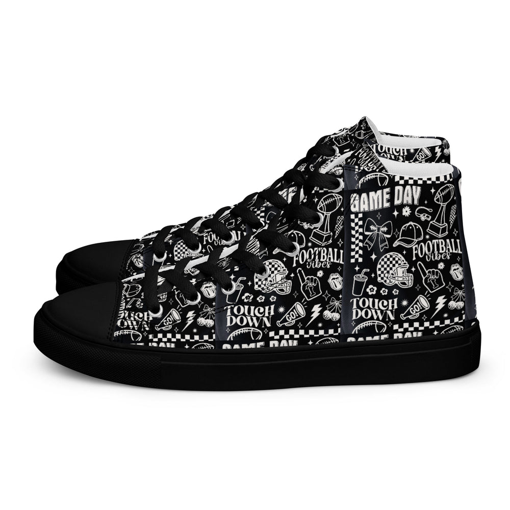 Men’s high top canvas shoes Good Vibrations