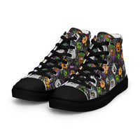 Men’s high top canvas shoes Good Vibrations