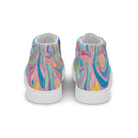 Men’s high top canvas shoes Good Vibrations