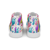 Men’s high top canvas shoes Good Vibrations