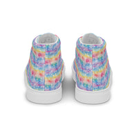 Men’s high top canvas shoes Good Vibrations
