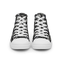 Men’s high top canvas shoes Good Vibrations