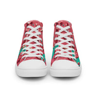 Men’s high top canvas shoes Good Vibrations