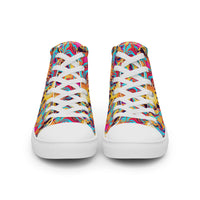 Men’s high top canvas shoes Good Vibrations