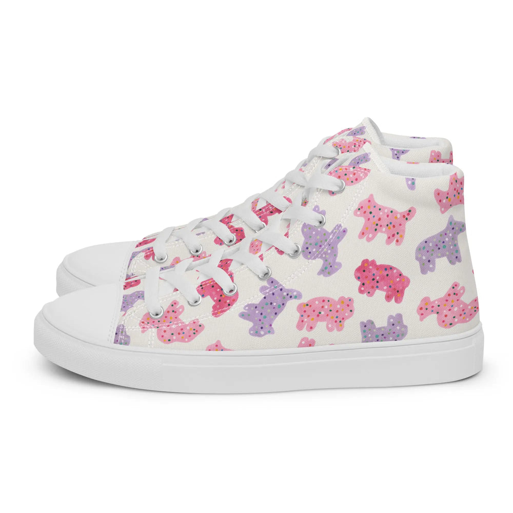 Men’s high top canvas shoes Good Vibrations