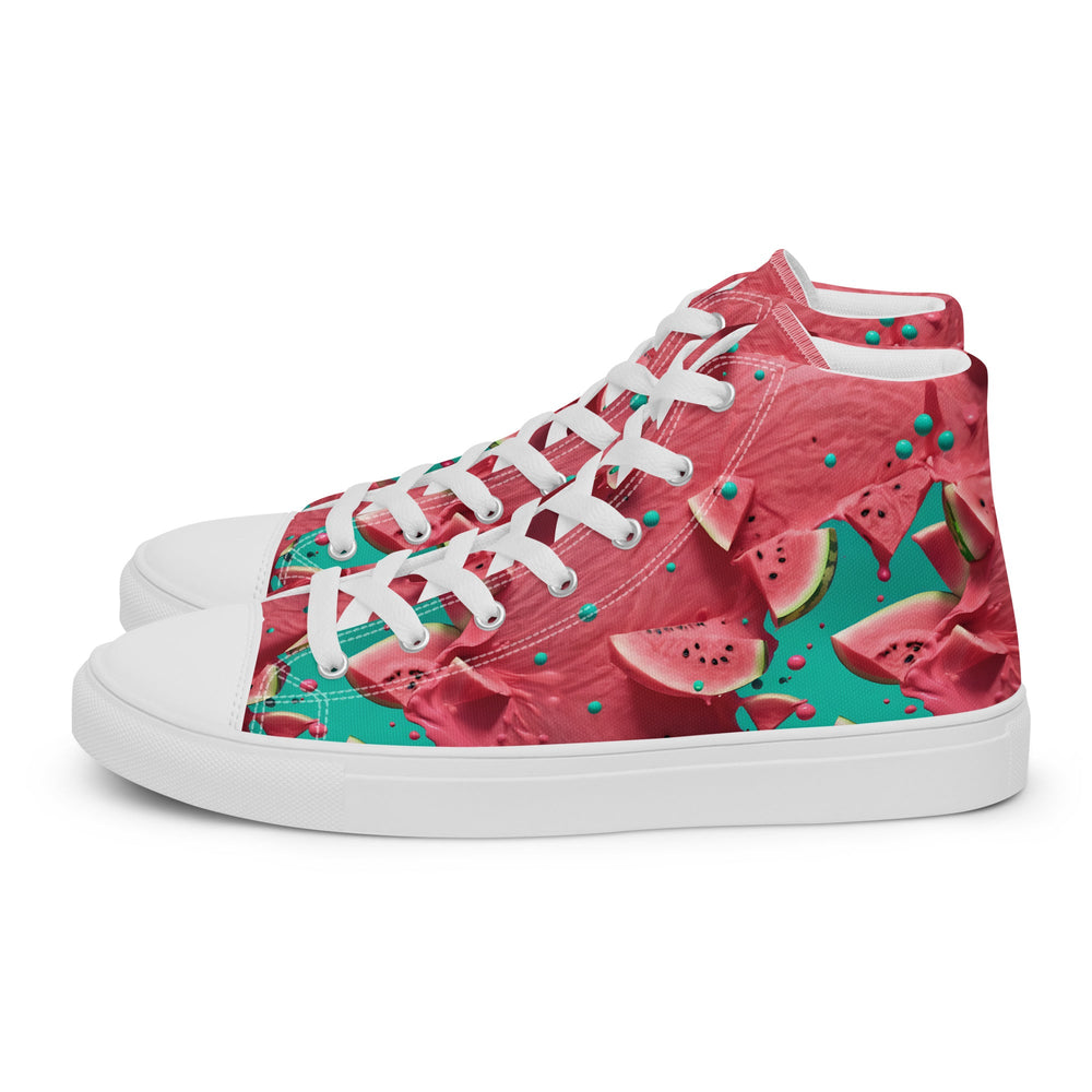 Men’s high top canvas shoes Good Vibrations