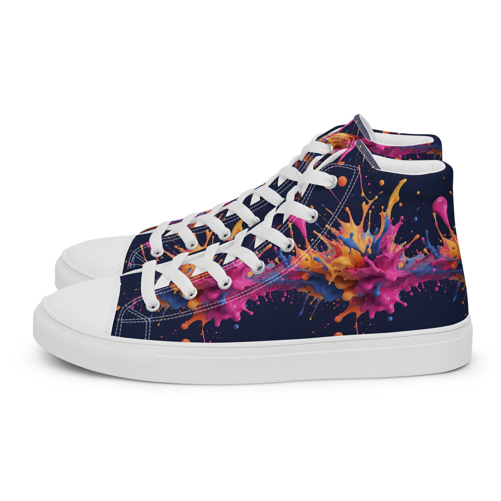 Men’s high top canvas shoes Good Vibrations