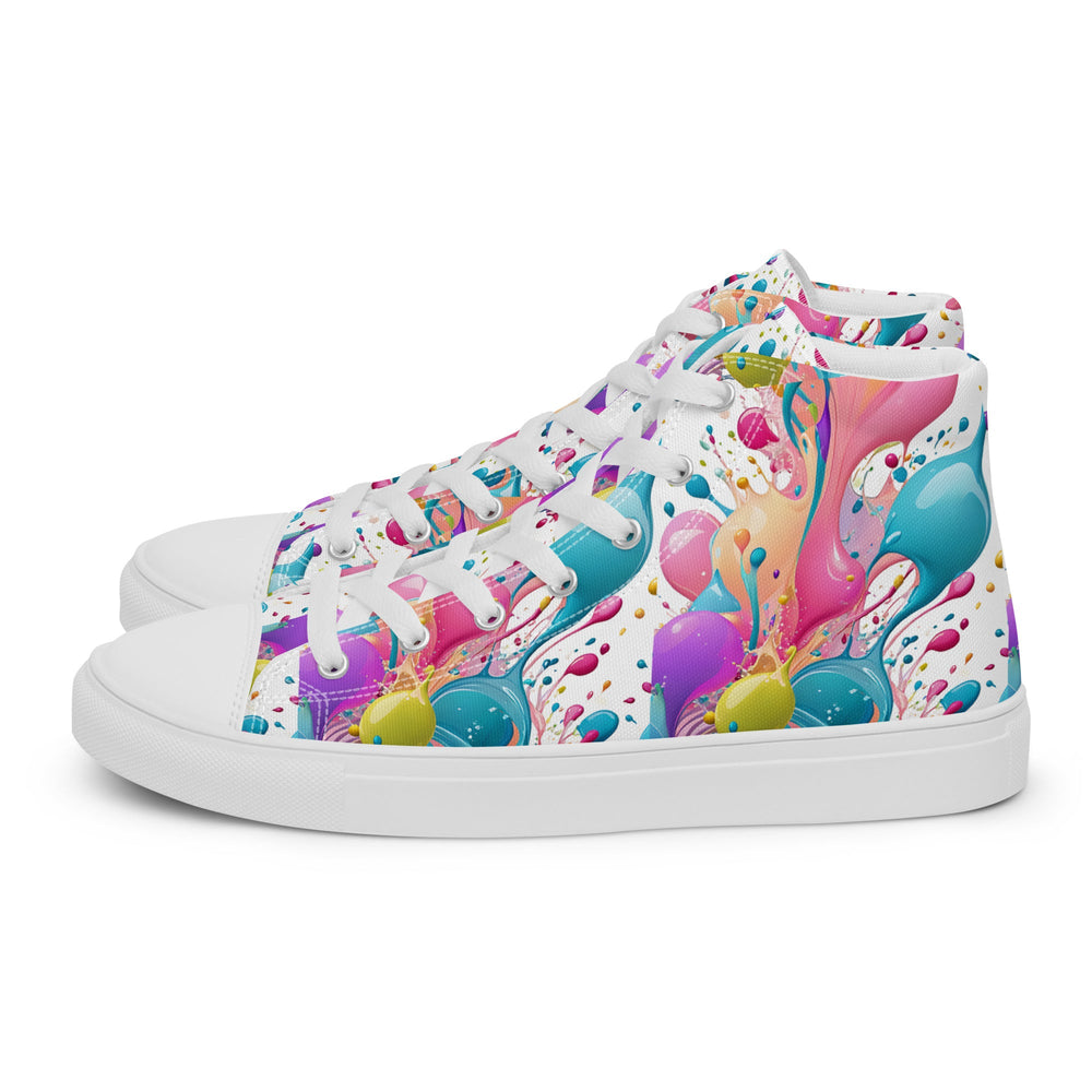 Men’s high top canvas shoes Good Vibrations