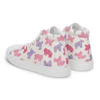 Men’s high top canvas shoes Good Vibrations