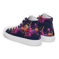 Men’s high top canvas shoes Good Vibrations