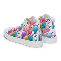 Men’s high top canvas shoes Good Vibrations