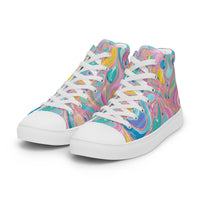 Men’s high top canvas shoes Good Vibrations