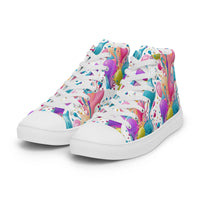 Men’s high top canvas shoes Good Vibrations