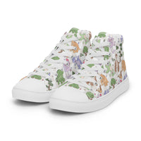 Men’s high top canvas shoes Good Vibrations