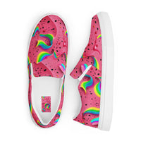 Men’s slip-on canvas shoes Good Vibrations
