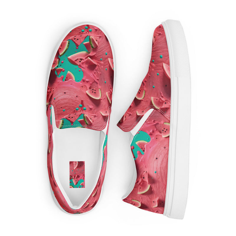 Men’s slip-on canvas shoes Good Vibrations