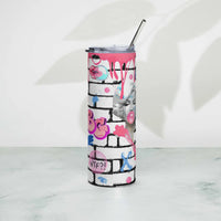 Blow Me Bear Stainless steel tumbler GOOD Vibrations