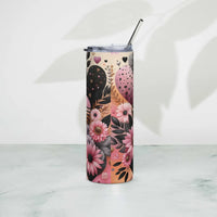 Glitter Heart Stainless steel tumbler GOOD Vibrations
