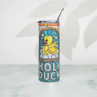 Stained Glass Rubber Duck Stainless steel tumbler GOOD Vibrations
