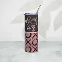 Hugs and Kisses Stainless steel tumbler GOOD Vibrations