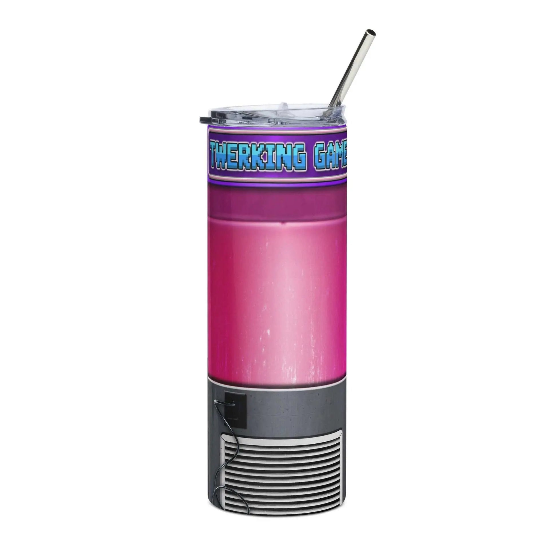Booty Arcade Stainless Steel Tumbler with Straw