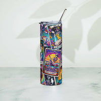 Colorful Tarot Stainless steel tumbler GOOD Vibrations