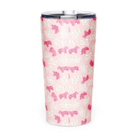 Tapered stainless steel tumbler Good Vibrations