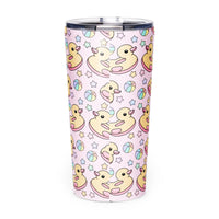 Tapered stainless steel tumbler Good Vibrations