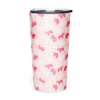 Tapered stainless steel tumbler Good Vibrations