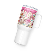 Travel mug with a handle Good Vibrations