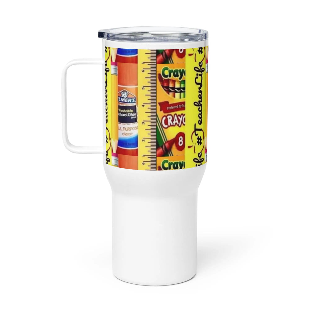 Travel mug with a handle Good Vibrations